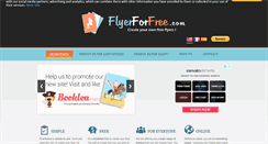 Desktop Screenshot of flyerforfree.com